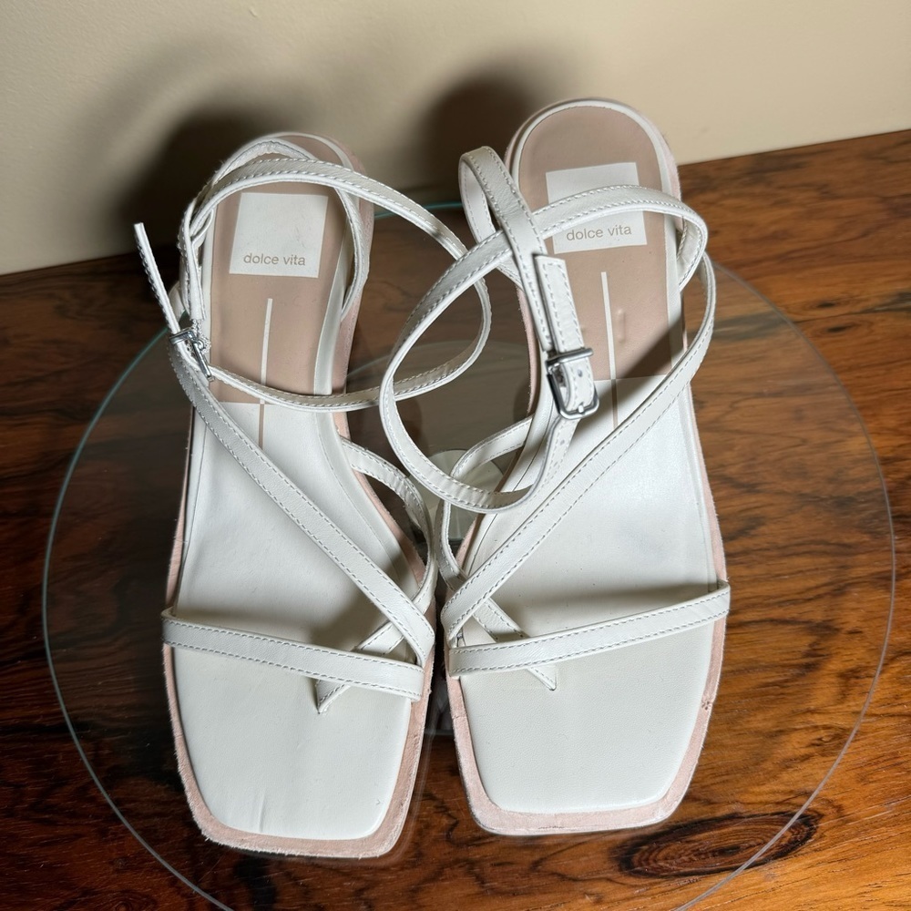 Dolce Vita Gemini Wedges - ivory leather - size 6 - Picture 12 of 16